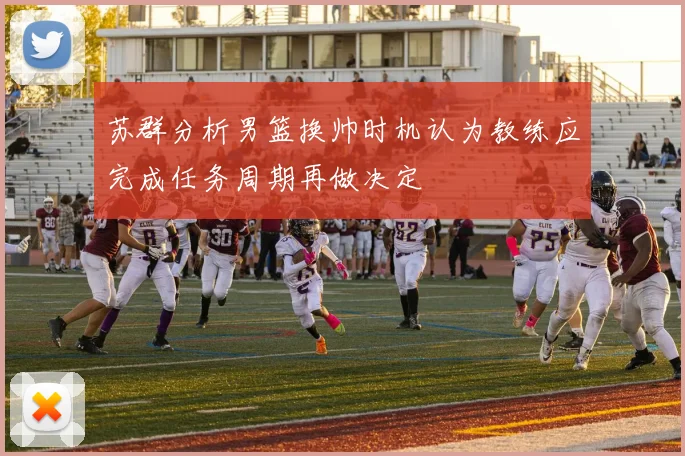 苏群分析男篮换帅时机认为教练应完成任务周期再做决定