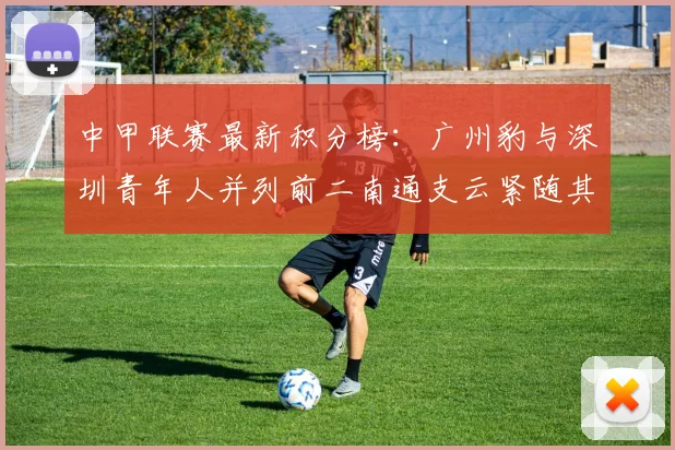 中甲联赛最新积分榜：广州豹与深圳青年人并列前二南通支云紧随其后