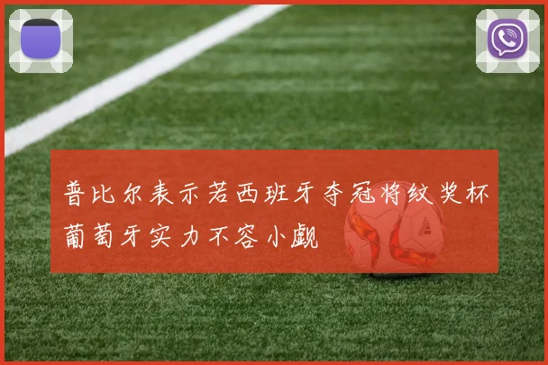 普比尔表示若西班牙夺冠将纹奖杯葡萄牙实力不容小觑